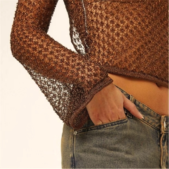 House Of Sunny-NWOT Armour Knit Top - Picture 5 of 8